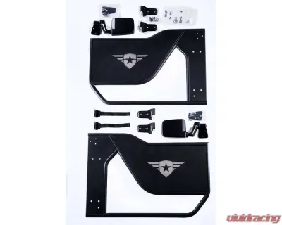 Combat Off Road Tube Doors Front Pair Jeep Gladiator 2020-2023 - 25-1046